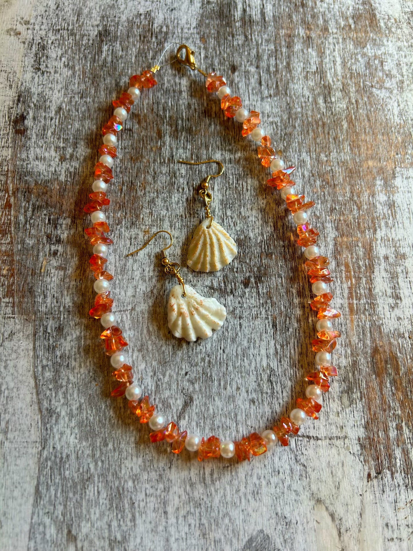 Sunset and Pearls 2 Piece Set