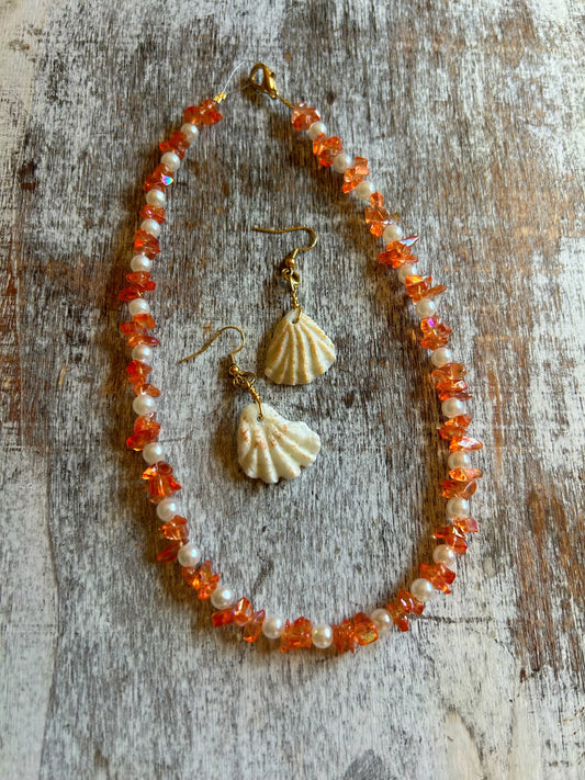 Sunset and Pearls 2 Piece Set