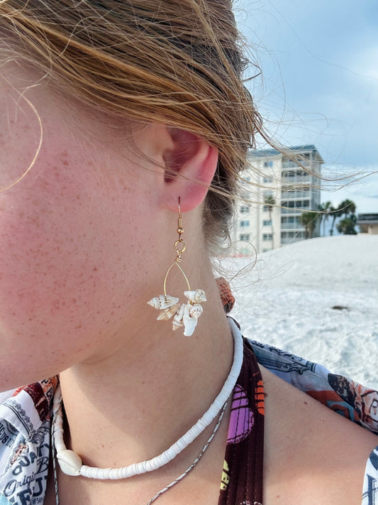 Rounded Shell Junkie Earrings