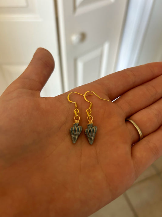 Conch Charm Earrings