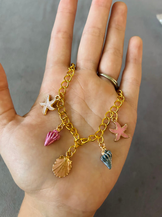Ocean Inspired Charm Bracelet
